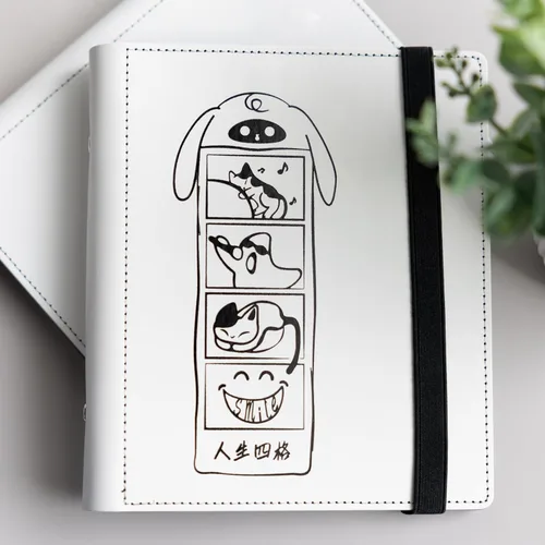 Miniatura 16 de Álbum de fotos de cabina de fotos - Cuaderno con purpurina de 6 anillas, carpeta brillante con 20 fundas para fotos de 2x6 - Se adapta a 80 tiras