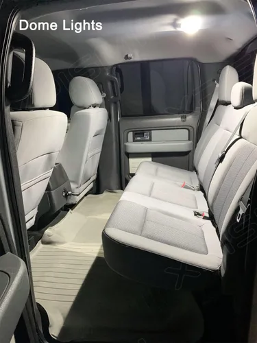 Miniatura 6 de Xpismii Kit de 14 piezas de 6000K blanco F250 F350 luces LED interiores de repuesto para Ford F-250 F-350 Super Duty 1999-2016, con diagrama