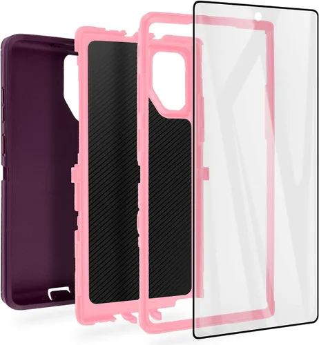 Miniatura 4 de AICase Funda para Galaxy Note 10 Plus, protección contra caídas, cuerpo completo, resistente, con protector de pantalla, a prueba de golpes, caídas