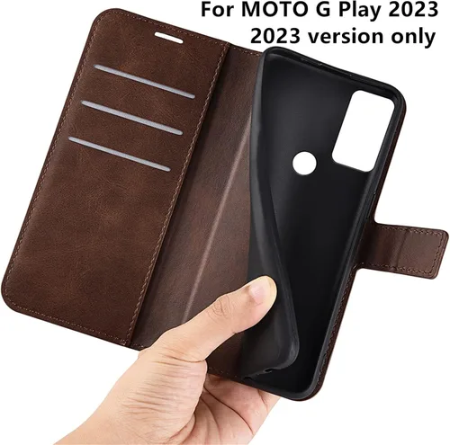 Miniatura 6 de Funda con tapa para Motorola Moto G Play 2023, funda protectora magnética de piel sintética para Moto G Power 2022 Folio Book Cover con soporte