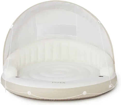 Miniatura 8 de INTEX 58292EP Canopy Island Flotador inflable para piscina: cómoda superficie de descanso - portavasos integrados - Parasol desmontable - Capacidad