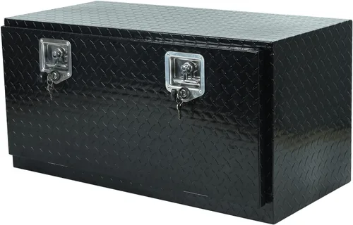 Miniatura 9 de Caja de herramientas de aluminio para camión de 30 pulgadas, caja de herramientas para camión, debajo de la cama, remolque, caja impermeable