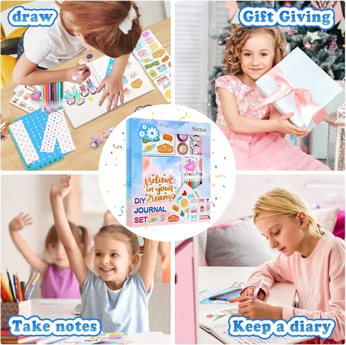 Miniatura 4 de Nsrzua Kit de Diario DIY para Niñas, Juguetes para Edades 8-14 y Regalos de Cumpleaños para Niñas