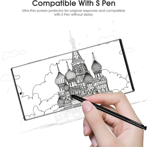 Miniatura 6 de Paquete de 4 protectores de pantalla para Samsung Galaxy Note 20 Ultra, protector de pantalla de película de TPU para Galaxy Note 20 Ultra de 6.9