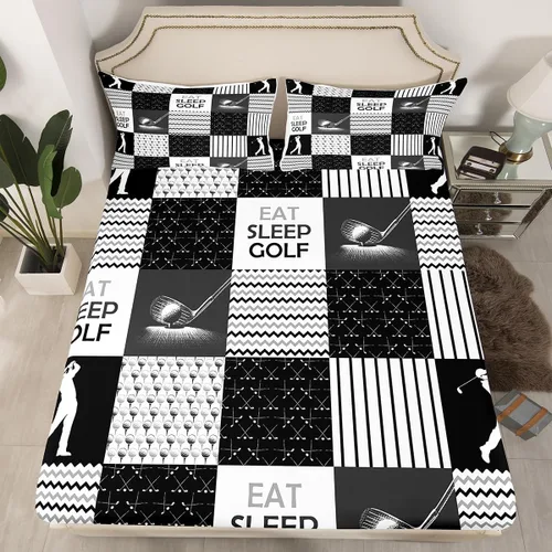 Miniatura 12 de Erosebridal Sábana bajera ajustable de béisbol tamaño individual, juego de cama de juegos deportivos para niños, niñas, adolescentes y adultos
