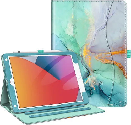 Miniatura 19 de Fintie - Funda para iPad de 9ª / 8ª / 7ª generación (2021/2020/2019) de 10.2 pulgadas - [Protección de esquinas] Funda con soporte de visualización