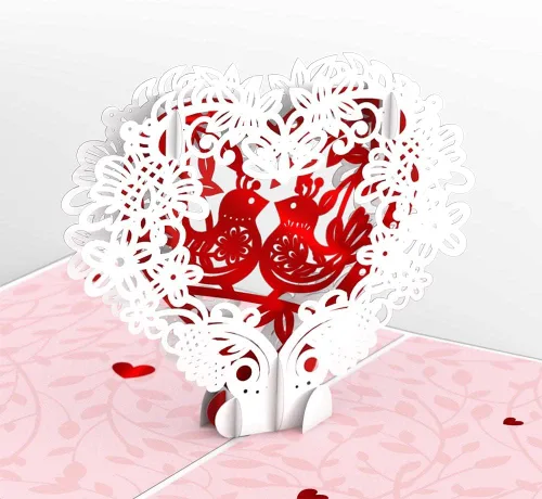 Miniatura 16 de Lovepop Tarjeta del día de San Valentín para ella, él – Tarjetas de felicitación románticas 3D – You've Stolen a Pizza my Heart – 5 x 7 pulgadas