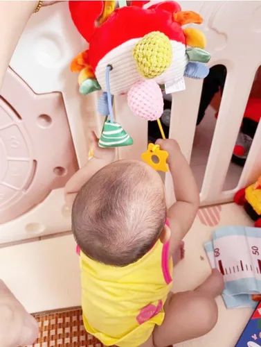 Miniatura 5 de Juguetes de asiento de coche y cochecito para bebés de 0 a 12 meses, juguetes colgantes de cangrejo para niños y niñas