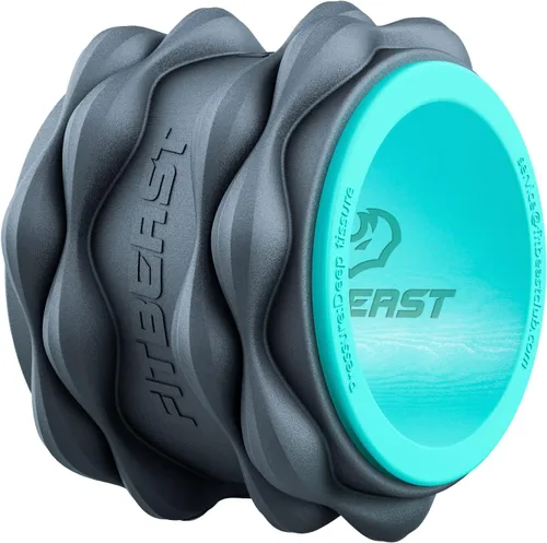 Miniatura 11 de FitBeast Rodillo de Espuma para la Espalda, Rodillo de Espuma con Rueda para la Espalda - Rodillo Muscular Específico para Masaje de Tejido Negro