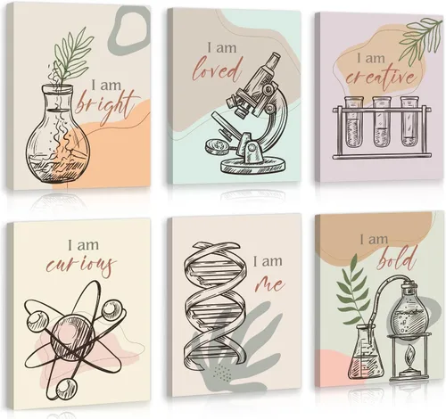 Miniatura 33 de CHDITB Decoración de aula de libros de lectura, citas inspiradoras, impresión artística de pared para niños, 12 x 16 pulgadas, libros motivacionales