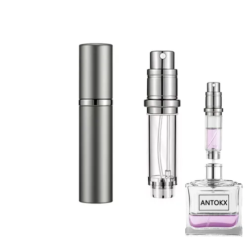 Miniatura 8 de Botella de Perfume de Viaje Recargable con Atomizador - Dispensador de Perfume de Bolsillo de 5ML, Estuche de Bomba de Aroma, Vaporizador de Perfume