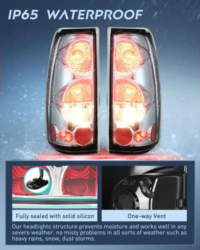 Miniatura 5 de Nilight Conjunto de luz trasera compatible con Chevy Silverado 1999, 2000, 2001, 2002, 2003, 2004, 2005, 2006, 2007, Chevy Silverado 1999-2002, GMC