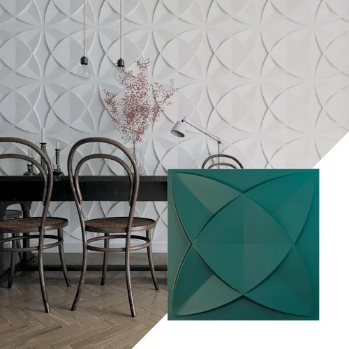 Miniatura 61 de Ekena Millwork Swindon EnduraWall Panel decorativo de pared 3D de 11 7/8 pulgadas de ancho x 11 7/8 pulgadas de alto, fiebre del oro