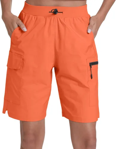 Miniatura 7 de Pantalones cortos de senderismo para mujer, de secado rápido, ligeros, para viajes, atletismo