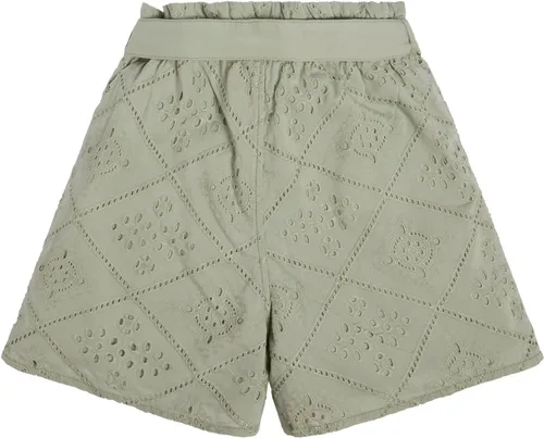 Miniatura 2 de GUESS Pantalones cortos bordados con ojal para niña