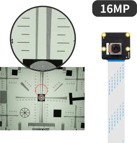 Miniatura 7 de UCTRONICS Módulo de cámara Raspberry Pi de 16MP, cámara de enfoque automático IMX519 PDAF y CDAF para Raspberry Pi 5, 4, Zero 2W
