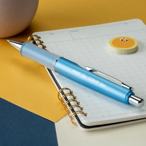 Miniatura 17 de Pilot Dr. Grip Bolígrafo de gel retráctil, limitado, metálico (Platinum Metallic Barrel)