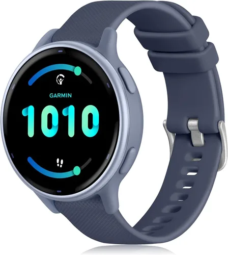 Miniatura 14 de GEAK Compatible con correas de reloj Garmin Vivoactive 5/Garmin Vivoactive 3, banda de silicona de 20 mm para Vivoactive 3 Music/Vivomove