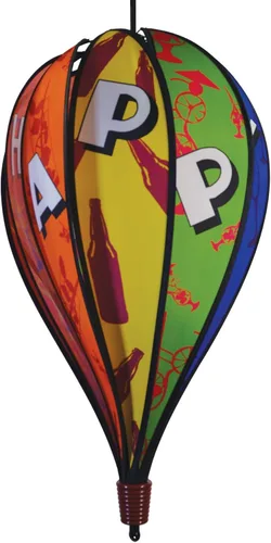 Miniatura 7 de In the Breeze 0995 Batik Quilt Hot Air Balloon Spinner, 10 paneles