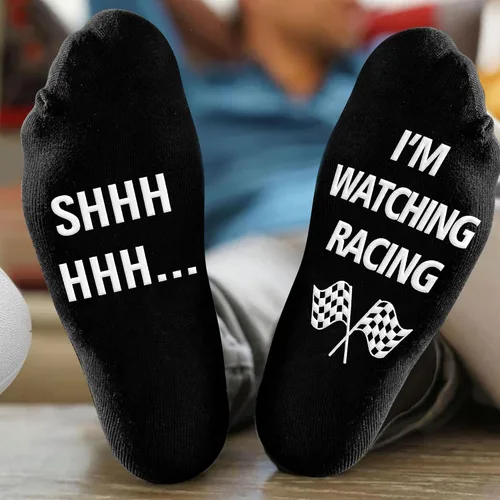 Miniatura 2 de VICRAZY F1 Racing Car, calcetines deportivos para hombres y mujeres, regalos de Fórmula 1, calcetines de carreras, rellenos de calcetines