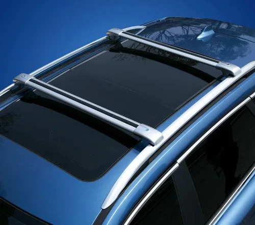 Miniatura 7 de Aliminum - Barras transversales universales para portaequipajes para Nissan Rouge/X-Trail 2014-2019 (plateado)