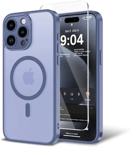 Miniatura 131 de Funda para iPhone 11 con protector de pantalla, compatible con MagSafe, ultra delgada, translúcida, mate, a prueba de golpes, color negro