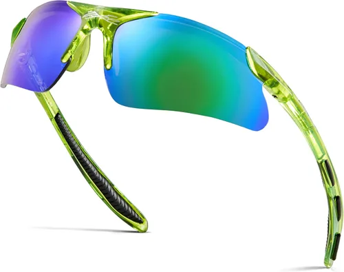 Lentes de sol deportivas para niños y niñas de 3 a 10 años de edad, para béisbol, ciclismo, softbol, lentes UV400