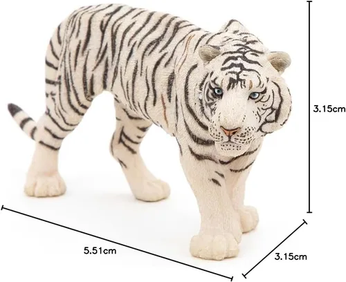 Miniatura 12 de Papo -Pintado a mano - Figura -Wild Animal Kingdom - Tigre blanco -50045 -Coleccionable - para niños - Adecuado para niños y niñas- a partir de 3