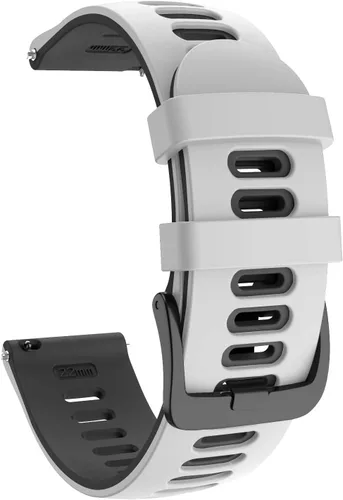 Miniatura 8 de OVERSTEP Correa compatible con Garmin Vivoactive 3 Forerunner 645 Venu, 0.787 pulgadas de silicona suave de repuesto para Samsung Galaxy Watch 3