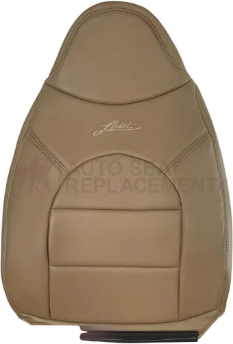 Miniatura 4 de 1999 Ford F250 F350 F450 Lariat Super Duty - Funda de asiento de cuero sintético (vinilo) de repuesto en Prairie Tan (con asiento para bebé