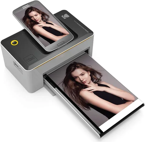 Kodak Dock & Wi-Fi - Impresora fotográfica instantánea portátil de 4x6 pulgadas, impresiones a todo color de alta calidad - Compatible con
