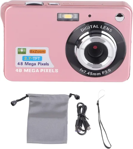 Miniatura 11 de Eujgoov Digital Camera, 4K 48MP Vlogging Camera with 8X Zoom 2.7in Screen and Fill Light for Photography (Blue)