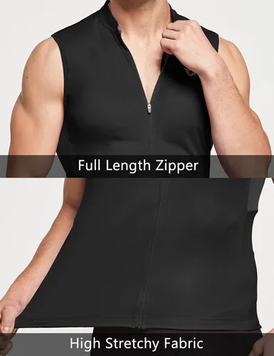 Miniatura 5 de BALEAF Men's Sleeveless Cycling Jersey Road Bike Shirt Bicycle Biking Tank Tops Full Zip Pockets SPF UPF50+