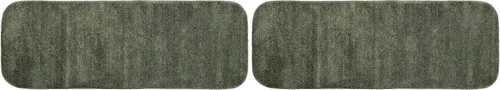 Miniatura 71 de Garland Rug 2 alfombras de baño tradicionales de nailon lavables color morado (17 x 24 pulgadas, 21 x 34 pulgadas), suaves, absorbentes y elegantes