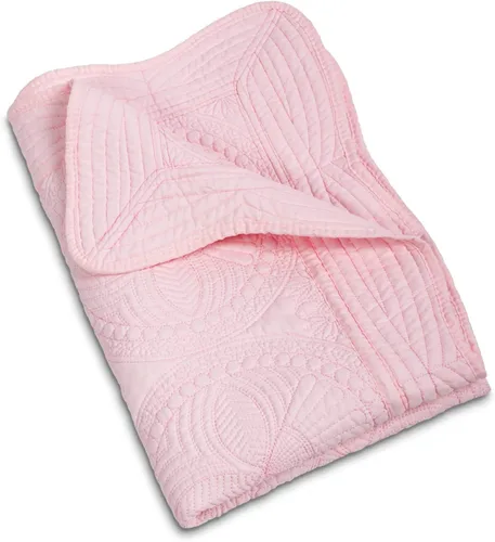 Miniatura 10 de MONOBLANKS Manta de Edredón de Bebé Personalizada Monograma Ligera con Relieve Escalonado para Todas las Estaciones (Gris)