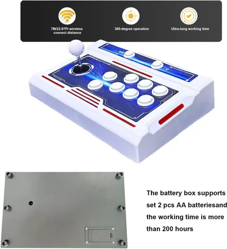 Miniatura 6 de [39800 juegos en 1] Pandora Box 3D Arcade Game Machine, Doble Wireless Joystick Arcade Console, función WiFi para agregar juegos en línea, PC