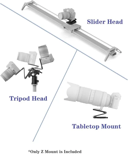 Miniatura 8 de Z Flex Tilt Trípode Cabeza – Ángulo Flexible Pan & Tilt Head/Universal Multiway Cámara Trípode Conexión a Monopod Slider Rail Estabilizador Gimbal