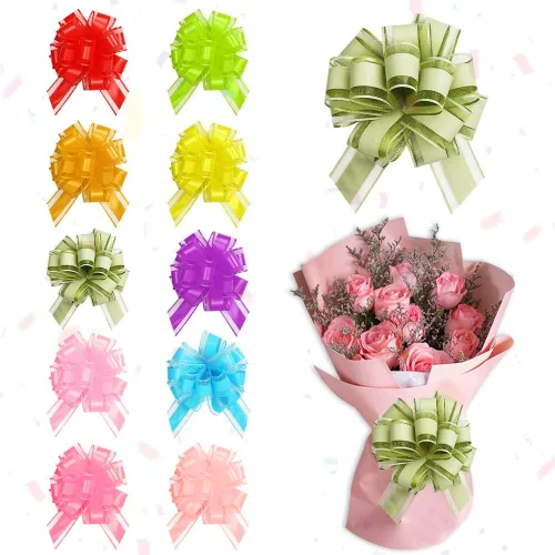Estivaux 20 lazos de cumpleaños para envolver regalos, coloridos lazos de regalo para boda, surtido de lazos de regalo, decoración de regalos de