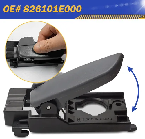 Miniatura 6 de X4XZ Manija de puerta interior para Hyundai Accent 2006-2011 lado de conducción delantera izquierda 826101E000