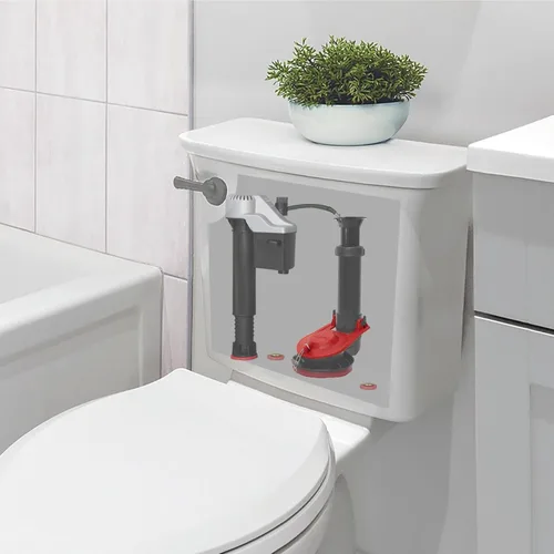 Miniatura 7 de Korky Aleta universal para inodoro ultra estándar de 2 pulgadas, goma de larga duración, fácil de instalar, fabricada en EE. UU., 100BP
