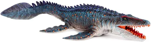 Miniatura 5 de SIENON Jurassic - Juguete grande de dinosaurio Mosasaurus de 13.4 pulgadas, figuras de dinosaurio realistas, figura de dinosaurio, monstruo de mar