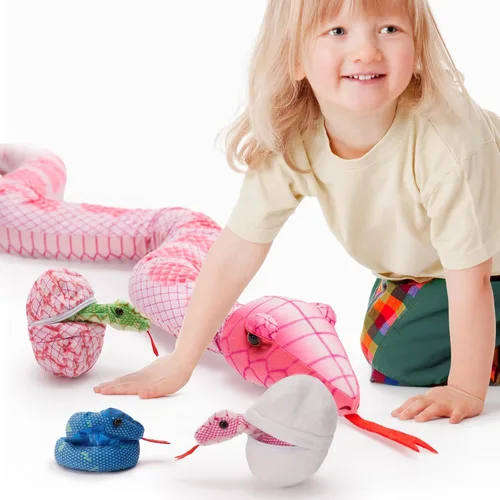Miniatura 31 de Tezituor Juego de 5 lagartos de peluche realistas con bebés, 26.4 pulgadas, gran peluche de dragón barbudo, juguete de juguete para niños