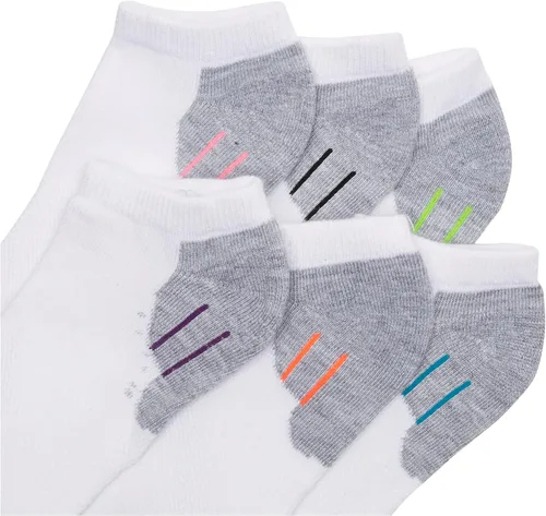Miniatura 3 de Hanes Calcetines de mujer con ajuste cómodo invisibles - 6 pares