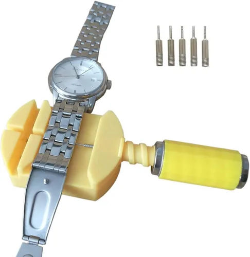Miniatura 2 de Kit de eliminación de eslabones de reloj, kit de herramientas de eliminación de pasadores de cadena de reloj, 16 piezas