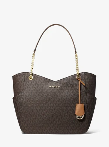 Miniatura 8 de Michael Kors Jet Set - bolsa de hombro para viaje con cadena grande, cartera triple Michael Kors Jet Set.