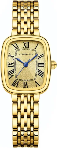 Miniatura 12 de CRRJU Relojes para mujer, reloj de pulsera analógico de cuarzo analógico a la moda, relojes elegantes simples para mujer