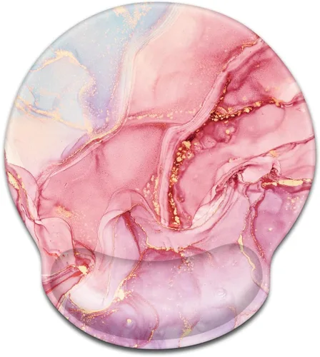 Miniatura 10 de Alfombrilla de mouse con soporte de muñeca, alfombrilla de mouse para hombre, base de goma antideslizante, alfombrilla de mouse para escritorio