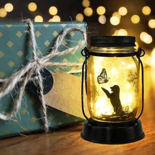 Miniatura 7 de kyoryuger Linterna Solar para Perros 2PACK Regalos para Amantes de Perros para Mujeres Mamá Abuela Regalos Únicos para Mamás de Perros para Amantes