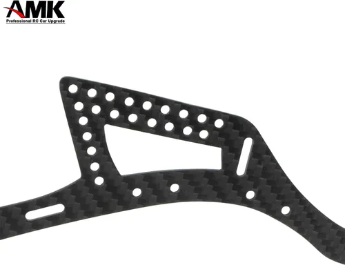 Miniatura 7 de AMK Rieles de marco de chasis SCX10 de fibra de carbono gruesa de 0.138 in DIY 12.323 in Wheelbass 1/10 RC Crawler Body LCG Builder Kit Axial SCX10