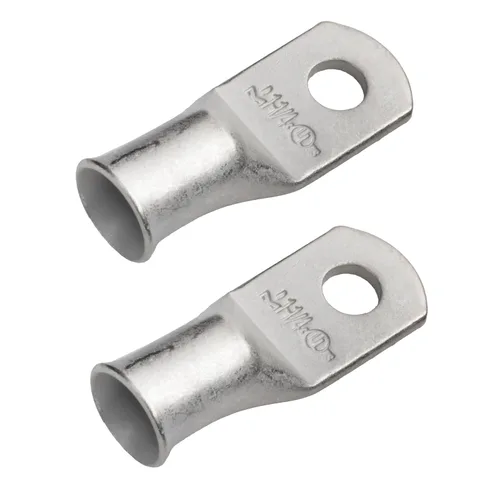 Miniatura 253 de SELTERM 5 piezas terminales de cable de cobre estañado 1/0 AWG perno de 1/2", extremos de cable de batería, terminales de anillo, conectores